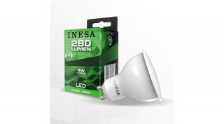 Inesa GU10 tej burás LED égő hidegfehér 4W 280 lumen