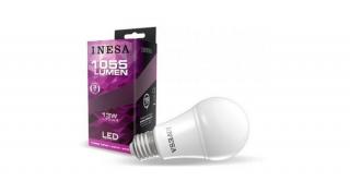 Inesa Normál körte E27 LED égő középfehér 12W 1055 lumen