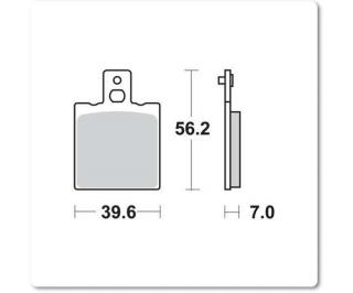 Fékbetét Brenta FT3029 /FDB207 /MCB75