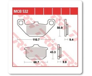 Fékbetét TRW Lucas MCB532 /FT3061 /FDB339