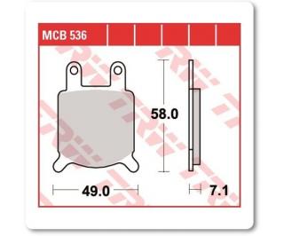 Fékbetét TRW Lucas MCB536