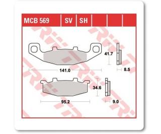 Fékbetét TRW Lucas MCB569SV /FDB481