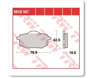 Fékbetét TRW Lucas MCB587