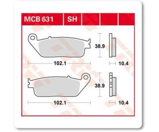 Fékbetét TRW Lucas MCB631