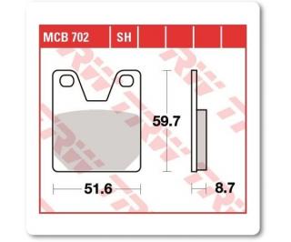 Fékbetét TRW Lucas MCB702