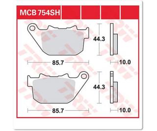Fékbetét TRW Lucas MCB754SH /FDB2108