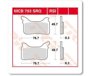 Fékbetét TRW Lucas MCB793RSI /