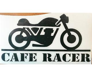 Matrica cafe racer fekete