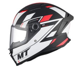 MT Stinger 2 ZIVZE B5 fehér/f/p L matt Helmet Bukósisak