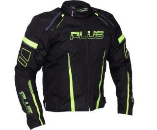 Plus Racing Ray fekete/neon XL motoros kabát