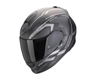 Scorpion EXO-491 Kripta matt fekete ezüst L bukósisak