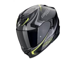 Scorpion EXO-520 EVO AIR TERRA fekete/szürke/neon M zárt bukósisak