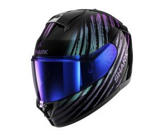 Shark Ridill 2 Assya fekete-lila L zárt motoros bukósisak
