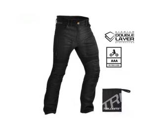 Trilobite fekete 40/32 Parado Doblelayer AAA Slim Fit férfi  motoros farmer