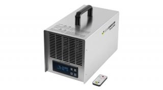 Ajándék páramérővel - OZONEGENERATOR Chrome 40000 LCD - továbbfejlesztett ipari ózongenerátor 4 db beépített ózonlappal, óriási teljesítménnyel, 3 év garanciával - INGYENES és gyors szállítással