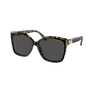 Michael Kors Malia 0MK2201, black / amber tortoise 395087, 58