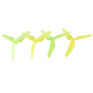 SYMA X5C/X5SC/X5SW/K300C-20C-3 sided blades yellow-green- Három ágú rotorlapát sárga-zöld