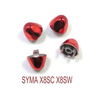 SYMA X8SC/X8SW/X8SW-D/X8PRO-15A-Main blades cover red- Rotorfedő kupak piros