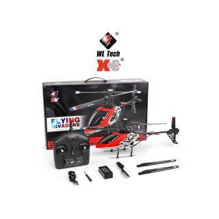 XK Wltoys V912-A fémvázas négycsatornás single rotoros helikopter, magasságtartó automatával és moduláris akkuval