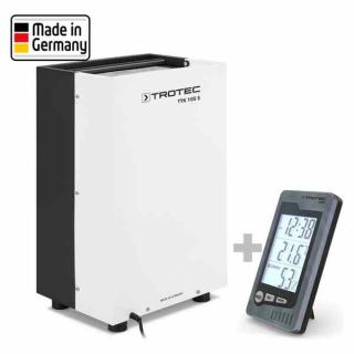 Akciós csomagajánlat - Trotec TTK 105 S fél ipari páramentesítő és BZ 05 páramérő, fém ház, max. 30l/nap, 90 m2-ig