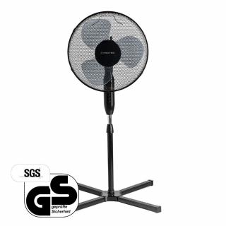 Trotec TVE 17 S, Álló ventilátor, 40 Watt, függőlegesen állítható, 80° oszcilláció, 30° lejtésszögig állítható