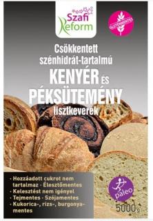 SZAFI REFORM TERMÉKCSALÁD CSÖKKENTETT SZÉNHIDRÁT-TARTALMÚ PALEO KENYÉR ÉS PÉKSÜTEMÉNY LISZTKEVERÉK (GLUTÉNMENTES, TEJMENTES, ÉLESZTŐMENTES) 5000G