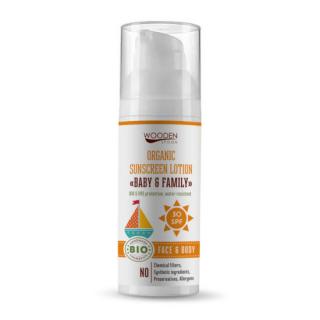 WOODEN SPOON BIO NAPTEJ ÉS TESTÁPOLÓ SPF 30 50ml