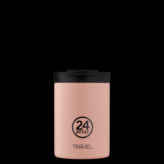 24Bottles 350ml dupla falú termosz bögre Dusty Pink