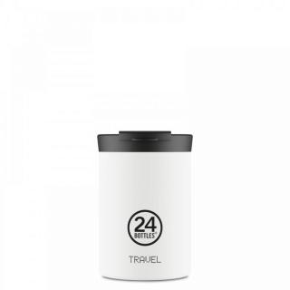 24Bottles 350ml dupla falú termosz bögre Ice White