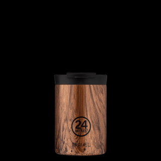 24Bottles 350ml dupla falú termosz bögre Sequoia Wood