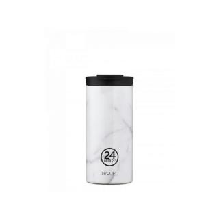 24Bottles 600ml dupla falú termosz bögre Carrara