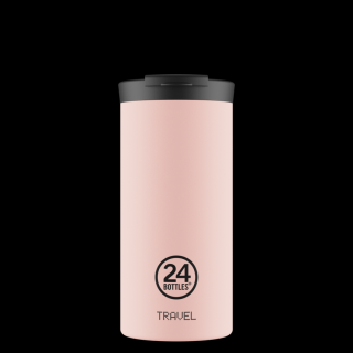 24Bottles 600ml dupla falú termosz bögre Dusty Pink