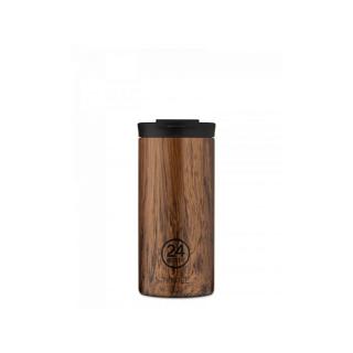 24Bottles 600ml dupla falú termosz bögre Sequoia Wood
