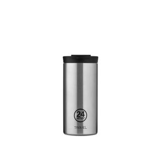 24Bottles 600ml dupla falú termosz bögre Steel