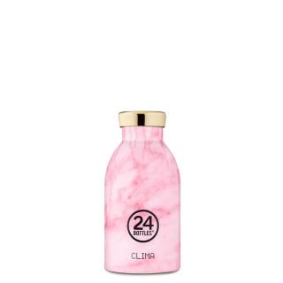 24Bottles Clima 330ml rozsdamentes acél termosz Marble Pink