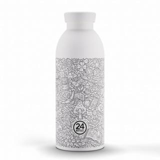 24Bottles Clima 500ml rozsdamentes acél termosz Fra! White