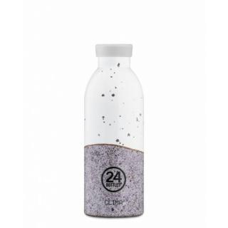 24Bottles Clima 500ml rozsdamentes acél termosz teafű tartó kupakkal Wabi