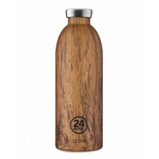 24Bottles Clima 850ml rozsdamentes acél termosz Sequoia wood