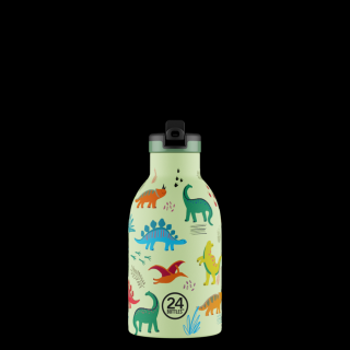 24Bottles Kids Urban 330ml rozsdamentes acél kulacs Jurassic Friends