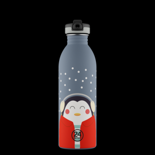 24Bottles Kids Urban 500ml rozsdamentes acél kulacs Happy Penguin