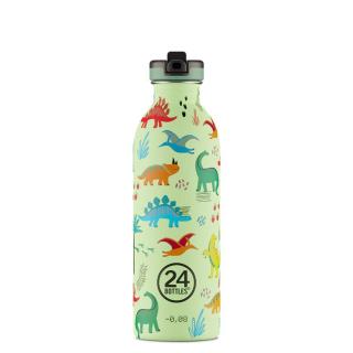 24Bottles Kids Urban 500ml rozsdamentes acél kulacs Jurassic Friends