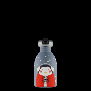 24Bottles Urban 250ml rozsdamentes acél kulacs Happy Penguin