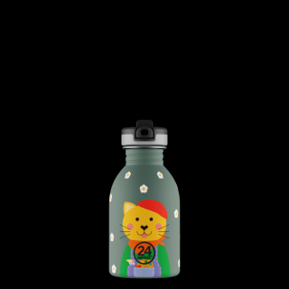 24Bottles Urban 250ml rozsdamentes acél kulacs Smart Cat