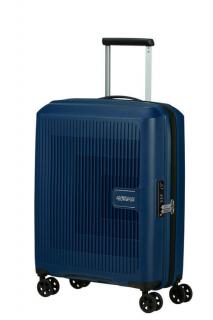 American Tourister Aerostep 55cm Kabin Bőrönd Navy Blue