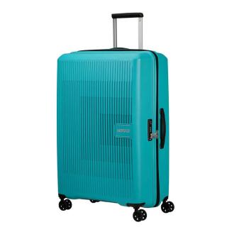 American Tourister Aerostep 77cm Nagy Bőrönd Turquoise Tonic