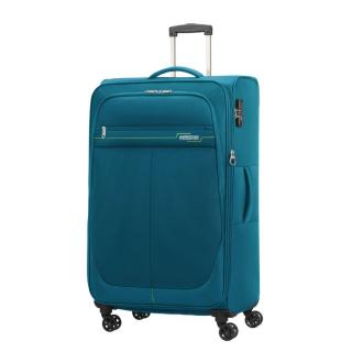 American Tourister Deep Dive 78cm Nagy Bőrönd Teal/Lime