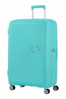 American Tourister Soundbox 77cm Nagy Bőrönd Poolside Blue