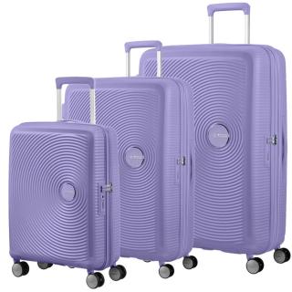 American Tourister Soundbox Bőrönd Szett Lavender