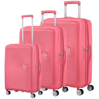 American Tourister Soundbox Bőrönd Szett Sun Kissed Coral