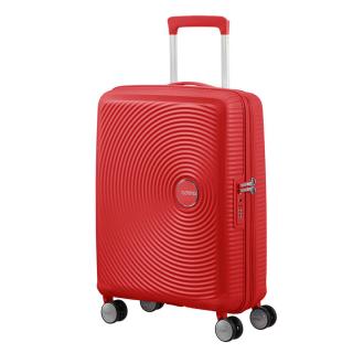 American Tourister Soundbox Spinner 55/20 Kabin Bőrönd Coral Red